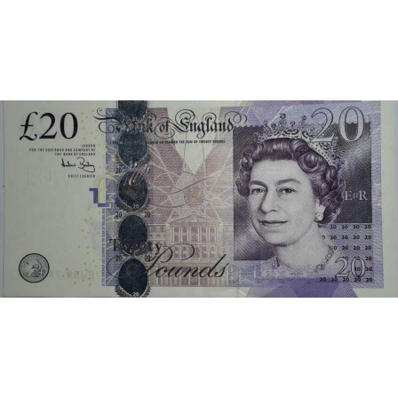 Bancnota de colectie 20£ din anul 2006
